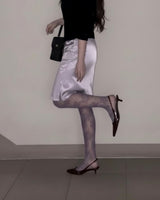 ホリデーレースパターンタイツ