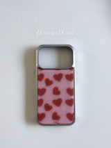 Hearted Epoxy Silver Case