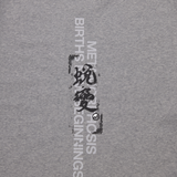 メタモーフ ダブルガーゼ Tシャツ (GREY)