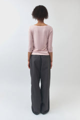 Peach Parachute Pants / Ash Brown