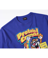 LB プロテインクランチ2ウォッシュドTシャツ (ブルー)