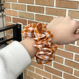 Check Scrunch-Orange