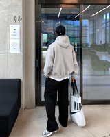  Urban University Embroidery Double Middle Overfit Hoodie