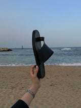 ASCLO Black Flip Slippers