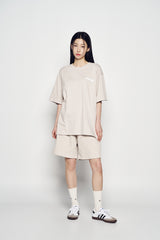 25SS BLADE LOGO SHORT SLEEVE T-SHIRT ESSENTIAL BEIGE