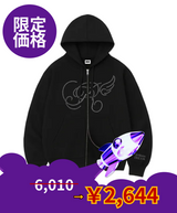 【limited price】R DOT WING OVER FIT 2-WAY ZIP-UP (2color) 