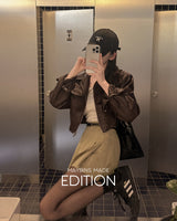【MADE】Leather Jumper