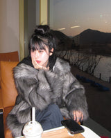 Wild fur jacket