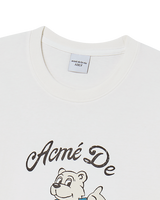 25FW AC BEAR WELCOME SHORT SLEEVE T-SHIRT CREAM