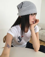 Carbine Dot Haircutchiff muffler scarf