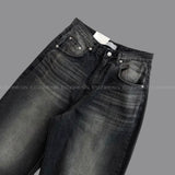 TR2502 Black Green Teen Denim (XS ~ L)