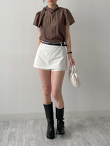Basic Cotton Layered Skirt Pants