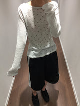 バーティカルドットロングスリーブ (3color)