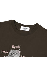 ファーエバーフレンドクロップ T シャツ (ブラウン)