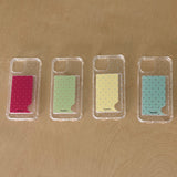 [Jelly] ミニドットver.1 (Green&pink dot)カードポケットケース