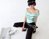 Capri leggings Slit Capri pants