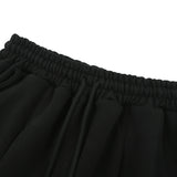 MVR ハートロゴワイドスウェットパンツ ブラック