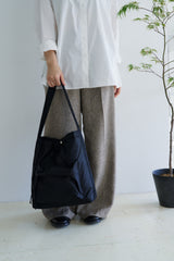 puff pocket padding bag (black)