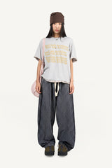 Sun stripe banding pants