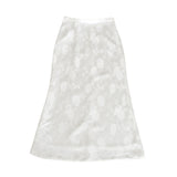 JACQUARD SKIRT IVORY