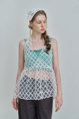 Halter top blouse_beige