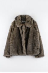Berlin over fur jacket