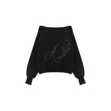 OFF-SHOULDER SWEATSHIRT_Black