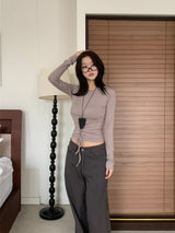 Loana Back Corset One-off  Shoulder T-shirt