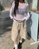 Slim knot belt