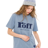 RÖFF TYPE PLAY DOT T-SHIRT [BLUE MOON]