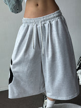 Hip Tone Side Big Snail Balloon Bermuda Shorts 4color