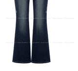 Rika Stitch Low Bootcut Denim Pants