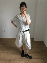 Dot Capri Shirt  (2color)