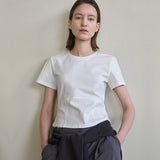 (T-6811)ノベラスリムラインTシャツ