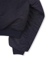 Flight padding fur hood jumper