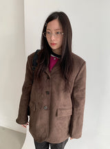 Rammo Suede Wool Single Jacket