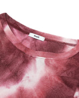 タイダイニット (BURGUNDY) 女性用