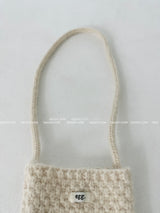 Egg knit mini shoulder bag