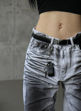 [UNISEX] Dirty Painting Wide Pants