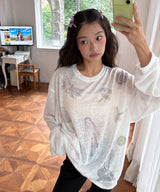 FOREST GIRL COLLAGE LONG SLEEVE
