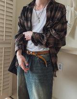 [LAN ARCHIVE] Cutting checkered shirt