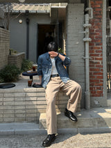 Ain denim trucker jacket