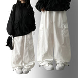 Roa Baslock Nylon Cargo Wide Pants
