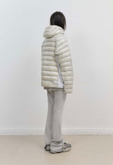 Button Slit Bootcut Pants / Mint Grey