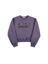ラッキースウェットシャツ (DUST PURPLE)