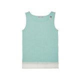 3-BUTTON SLEEVELESS MINT