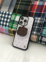 [Glass]ストロベリードットケース