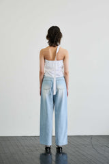ELFIN SCARF TOP / WHITE