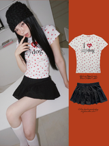 マイラブパピーラブリーショートスリーブTシャツ