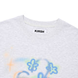 チェリーブラーグラフィックTシャツ[メランジグレー]